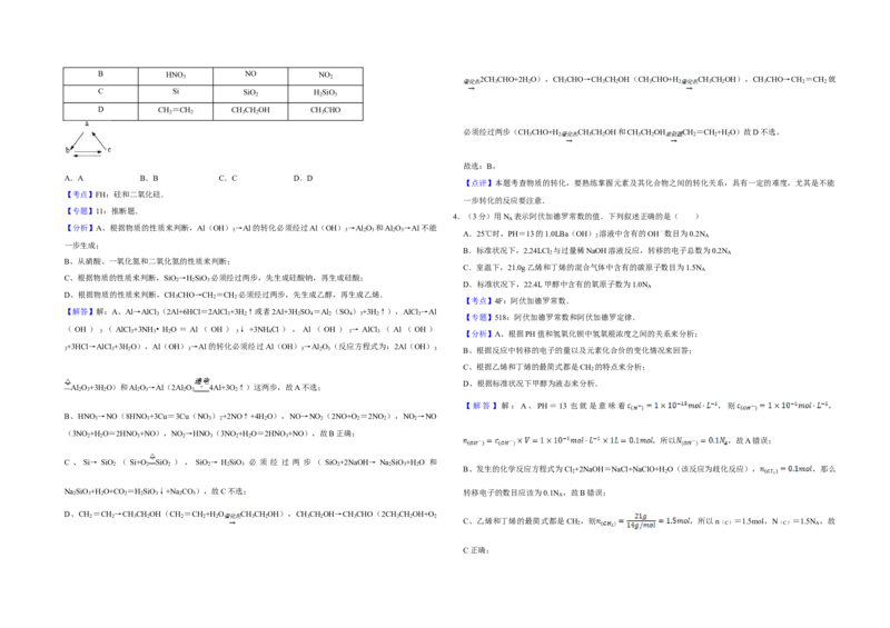 2009年江苏省高考化学试卷解析版_全国卷+地方卷_5.化学_1.化学高考真题试卷_2008-2020年_地方卷_江苏高考化学2008-2020_A3word版