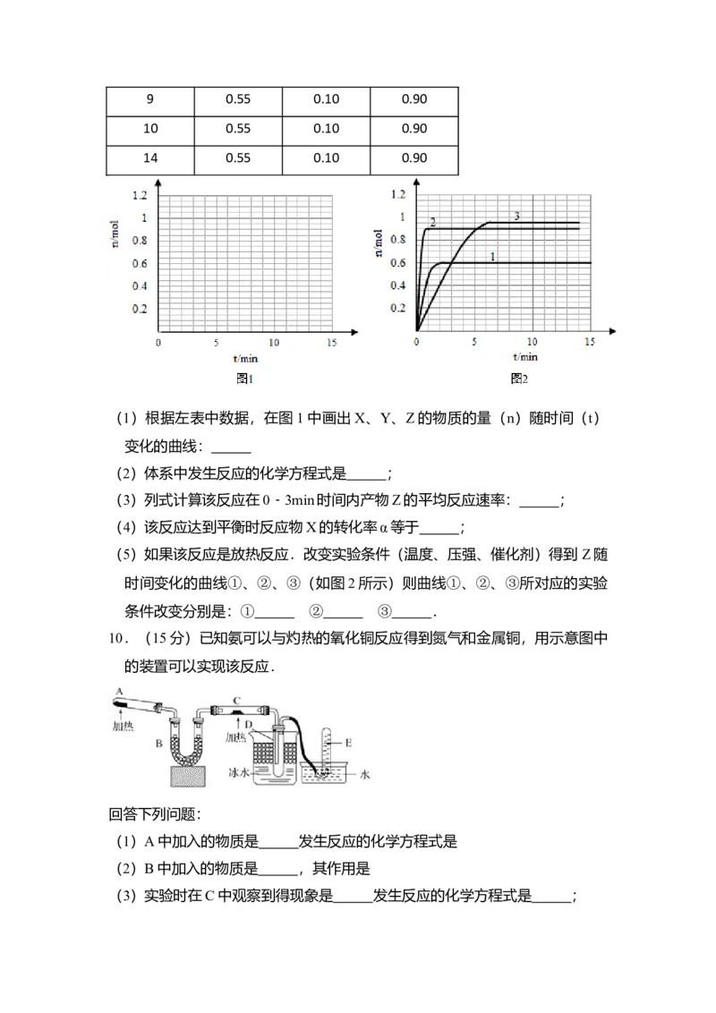 2009年全国统一高考化学试卷（全国卷Ⅱ）（解析版）_全国卷+地方卷_5.化学_1.化学高考真题试卷_2008-2020年_全国卷_全国统一高考化学（新课标ⅱ）2008-2021_A4word版