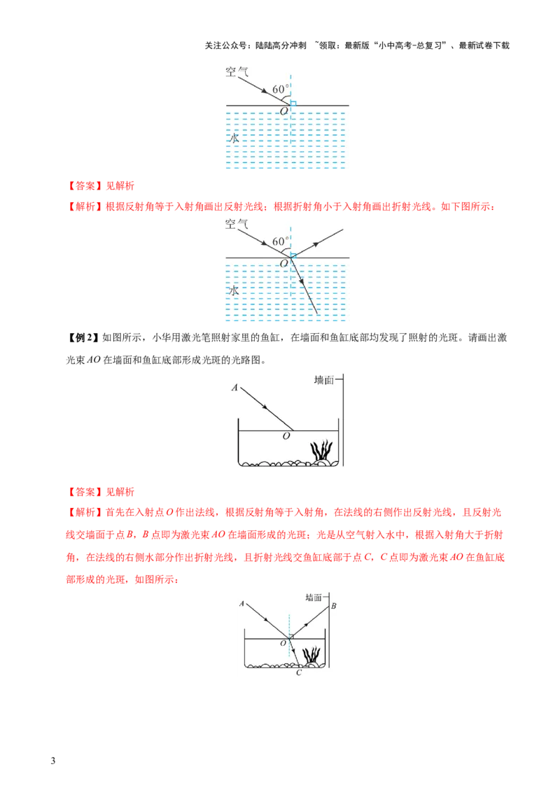 专题02光现象（5大模块知识清单+5个易混易错+3种方法技巧+典例真题精析）（解析版）_02中考总复习（2026版更新中）_04-物理-中考总复习_2025年中考复习资料_2025年中考物理一轮知识梳理