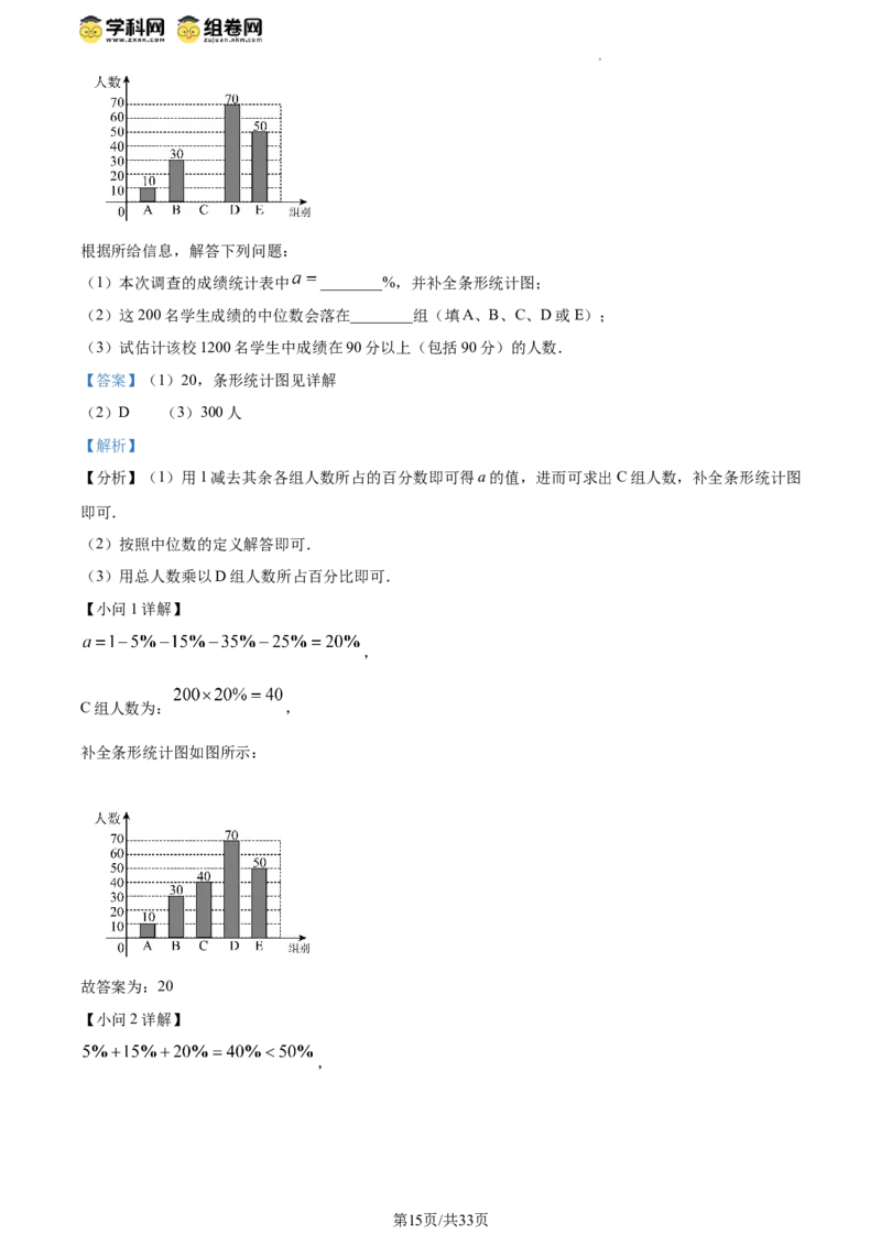 精品解析：2024年江苏省扬州市中考数学试题（解析版）_江苏省中考_01江苏省13市中考历年真题2008-2025新_、中考全套_江苏省中考历年真题_江苏省中考数学2008-2024