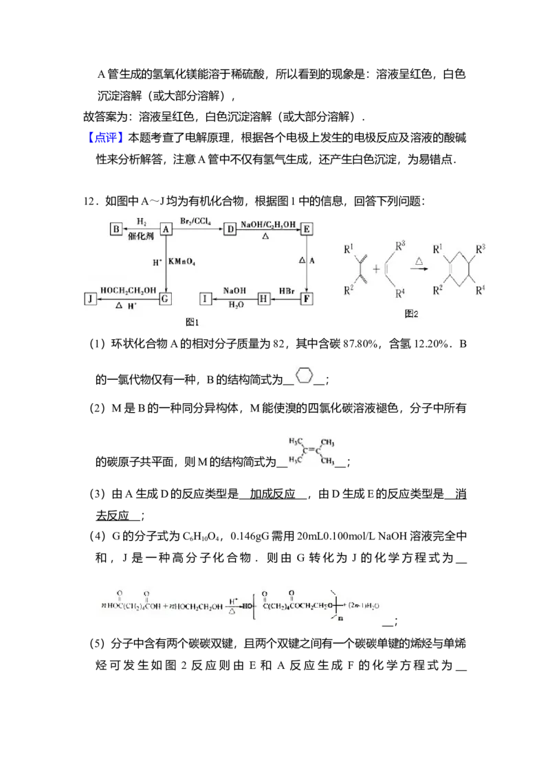 2010年全国统一高考化学试卷（全国卷Ⅱ）（解析版）_全国卷+地方卷_5.化学_1.化学高考真题试卷_2008-2020年_全国卷_全国统一高考化学（新课标ⅱ）2008-2021_A4word版