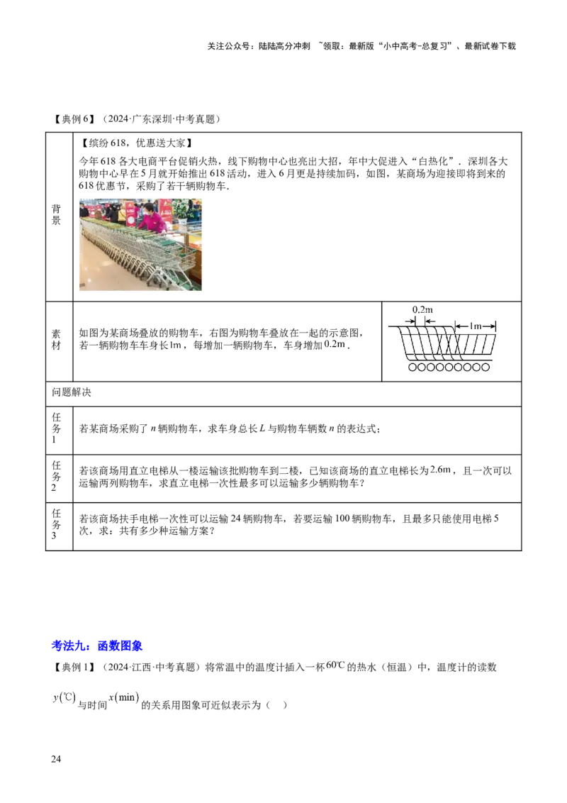 专题03平面直角坐标系与函数（4大模块知识梳理+9个考点+3个易错点）原卷版_02中考总复习（2026版更新中）_02-数学-中考总复习_2025中考复习资料_2025年中考数学一轮知识梳理