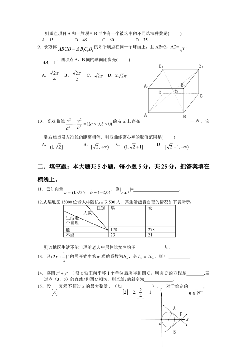 2008年湖南高考文科数学试题及答案word版_全国卷+地方卷_2.数学_1.数学高考真题试卷_2008-2020年_地方卷_湖南高考文科和理科数学08-22