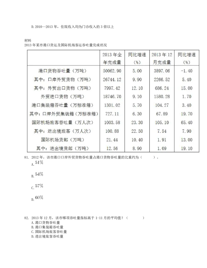 2016年上半年全国事业单位联考E类《职业能力倾向测验》真题_26事业职测+综合_闲鱼2026事业单位职测+综合_1.职测资料包_03历年真题合集(15-25年)_E类职业能力测验15-25_题目