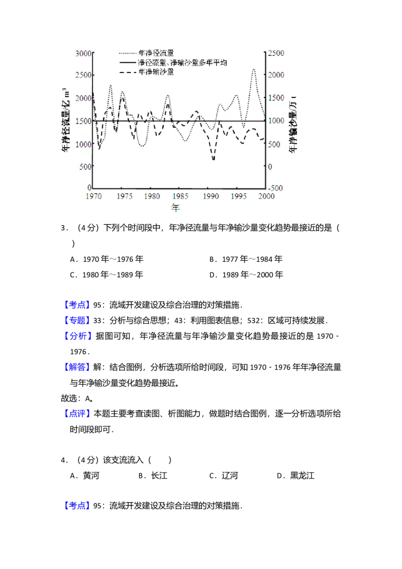 2012年全国统一高考地理试卷（大纲卷）（解析版）_全国卷+地方卷_8.地理_1.地理高考真题试卷_2008-2020年_全国卷_全国统一高考地理（新课标ⅰ）08-21_A4word版