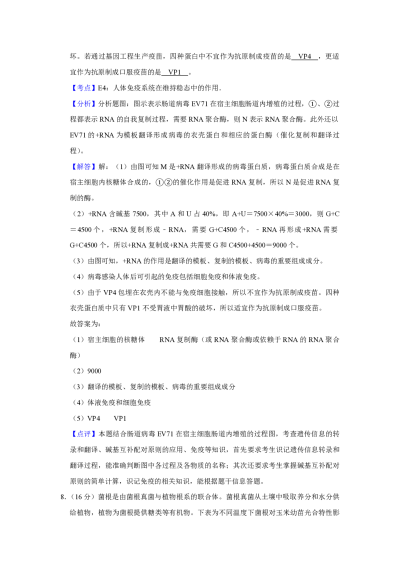 2013年天津市高考生物试卷解析版_全国卷+地方卷_6.生物_1.生物高考真题试卷_2008-2020年_地方卷_天津高考生物07-21_A4word版_天津生物PDF版（赠送）