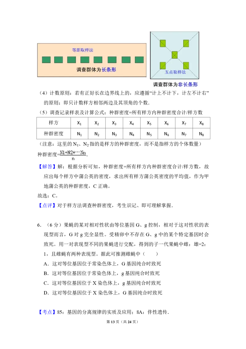 2016年全国统一高考生物试卷（新课标Ⅱ）（解析版）_全国卷+地方卷_6.生物_1.生物高考真题试卷_2008-2020年_全国卷_全国统一高考生物（新课标ⅱ）08-21_A4word版_PDF版赠送）