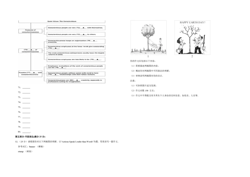 2013年江苏省高考英语试卷_全国卷+地方卷_3.英语_1.英语高考真题试卷_2008-2020年_地方卷_江苏高考英语（题08-21，听力17-21）_A3word版_PDF版（赠送）