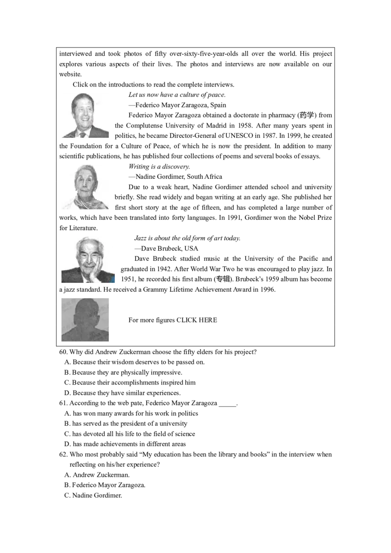 2013年重庆市高考英语试卷答案_全国卷+地方卷_3.英语_1.英语高考真题试卷_2008-2020年_地方卷_重庆高考英语（08-20，无听力）