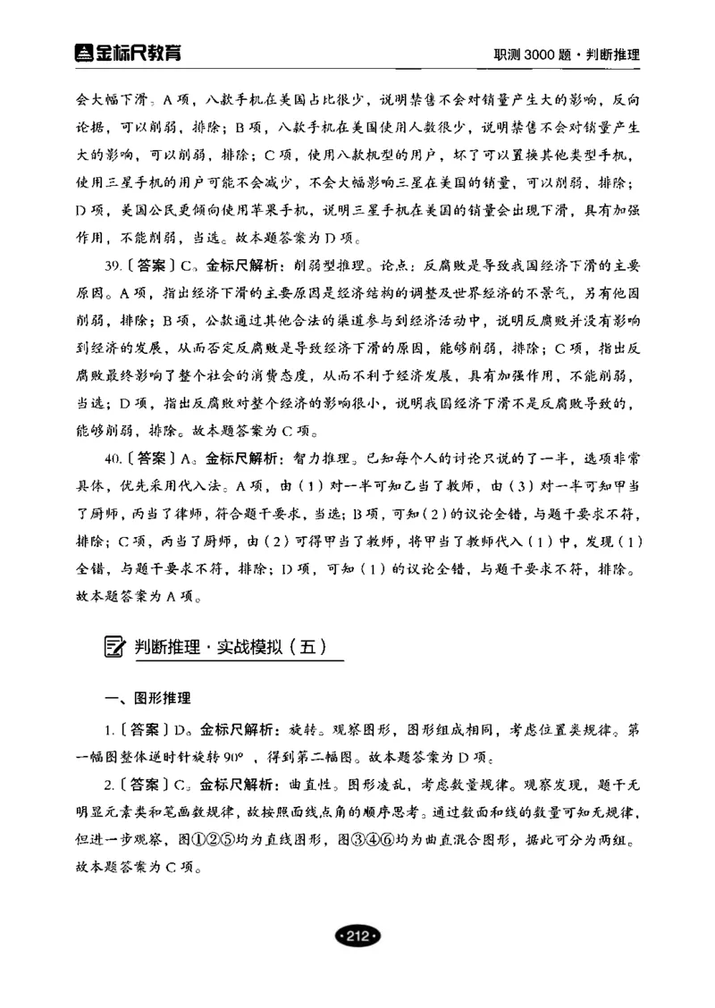 04职业能力倾向测验-高分必刷3000-判断推理解析_26事业职测+综合_闲鱼2026事业单位职测+综合_1.职测资料包_12职测3000题