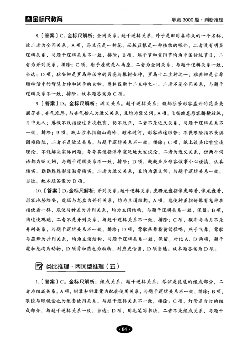 04职业能力倾向测验-高分必刷3000-判断推理解析_26事业职测+综合_闲鱼2026事业单位职测+综合_1.职测资料包_12职测3000题