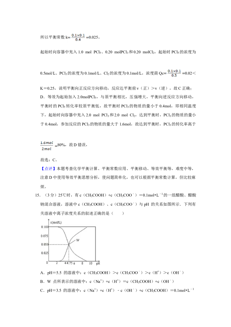 2012年江苏省高考化学试卷解析版_全国卷+地方卷_5.化学_1.化学高考真题试卷_2008-2020年_地方卷_江苏高考化学2008-2020_A4word版
