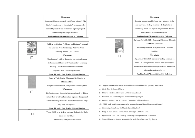 2016年浙江省高考英语6月（原卷版）_全国卷+地方卷_3.英语_1.英语高考真题试卷_2008-2020年_地方卷_浙江高考英语（题08-21，听力17-19）_A3word版_PDF版（赠送）