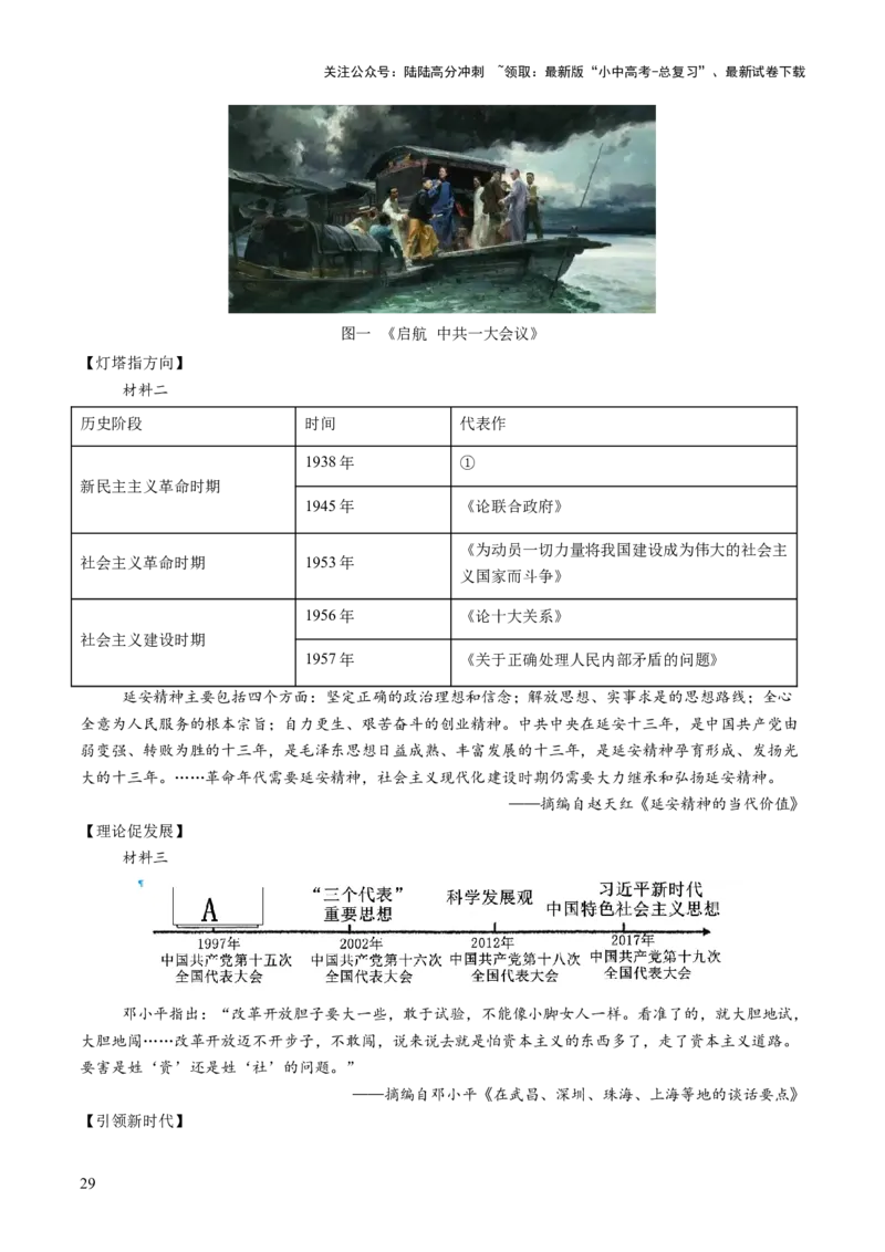 专题08政道维新：新中国政治演进与国家统一（讲练）（解析版）_02中考总复习（2026版更新中）_06-历史-中考总复习_2025年中考复习资料_2025中考二轮课件ppt+讲义+练习历史_讲义+练习