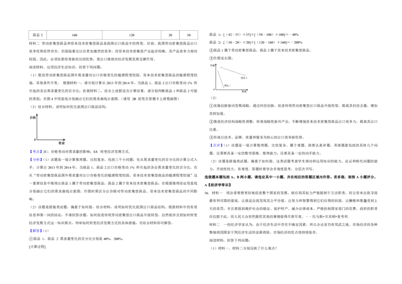 2015年江苏省高考政治试卷解析版_全国卷+地方卷_9.政治_1.政治高考真题试卷_2008-2020年_地方卷_江苏高考政治08-20_A3word版_PDF版（赠送）