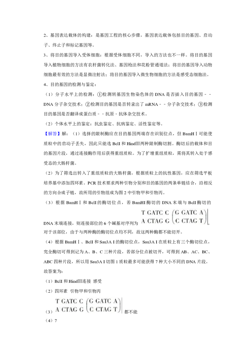2016年江苏省高考生物试卷解析版_全国卷+地方卷_6.生物_1.生物高考真题试卷_2008-2020年_地方卷_江苏高考生物07-20_A4word版_PDF版（赠送）