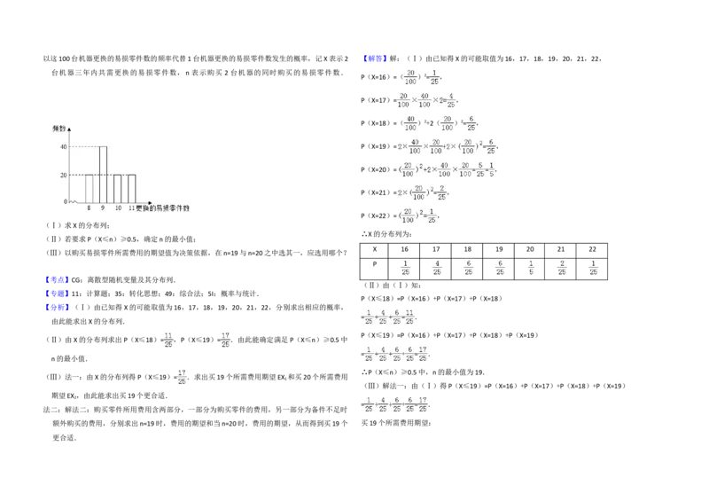 2016年全国统一高考数学试卷（理科）（新课标Ⅰ）（解析版）_全国卷+地方卷_2.数学_1.数学高考真题试卷_2008-2020年_地方卷_福建高考数学07-22_A3word版