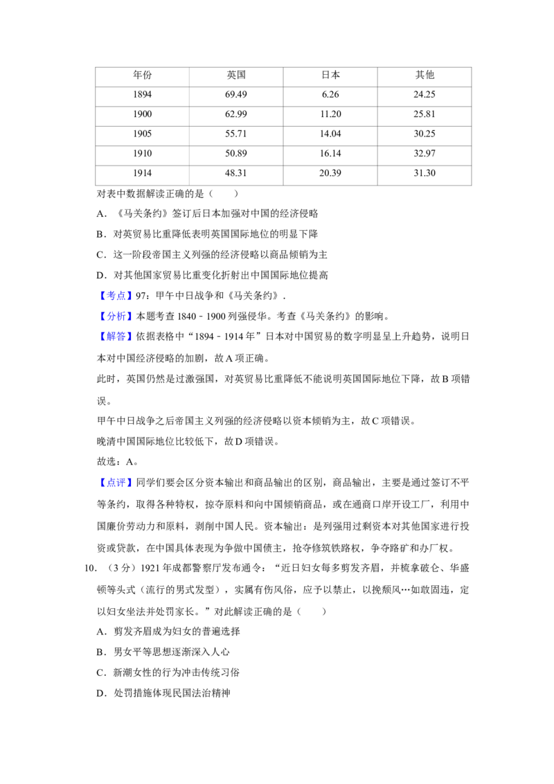 2016年江苏省高考历史试卷解析版_全国卷+地方卷_7.历史_1.历史高考真题试卷_2008-2020年_地方卷_江苏高考历史08-20_A4word版