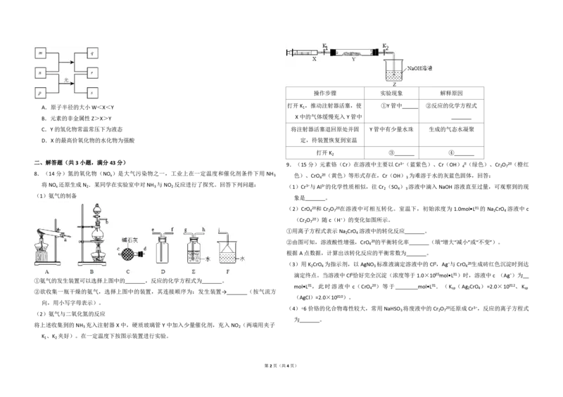 2016年全国统一高考化学试卷（新课标Ⅰ）（原卷版）_全国卷+地方卷_5.化学_1.化学高考真题试卷_2008-2020年_全国卷_全国统一高考化学（新课标ⅰ）2008-2021_A3word版_PDF版（赠送）