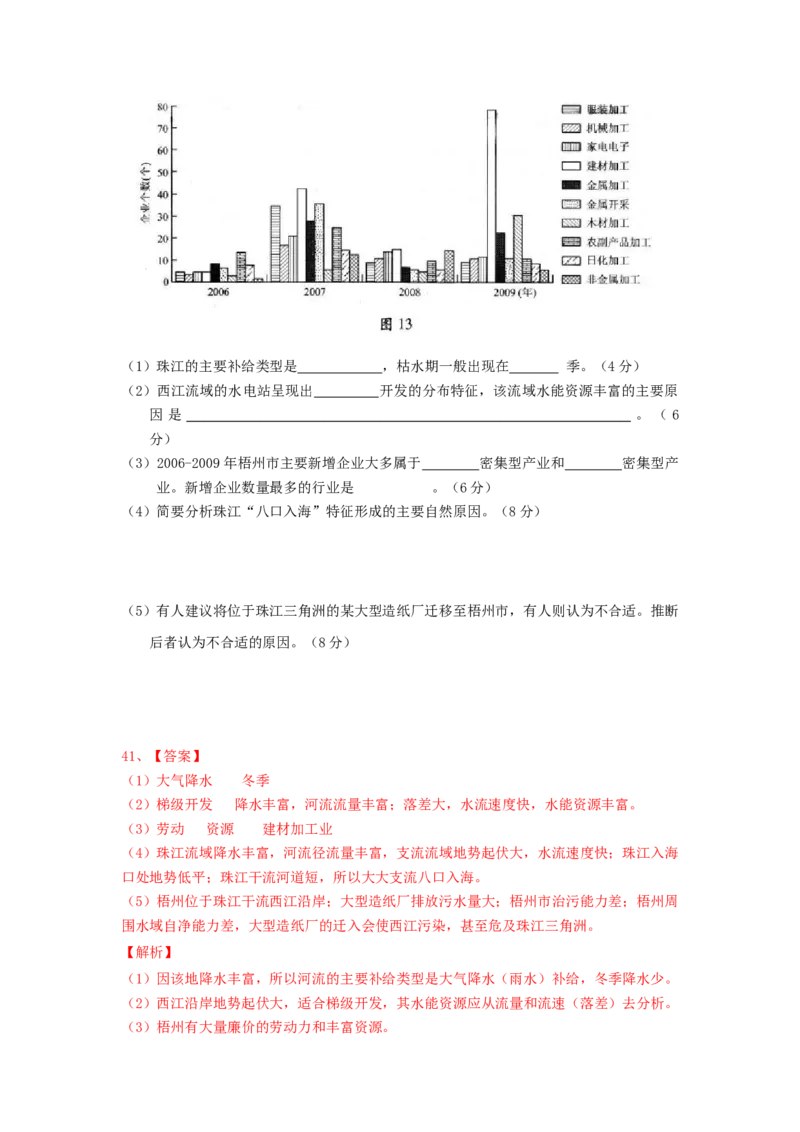 2014广东高考文综（地理）-高清word-附答案_全国卷+地方卷_8.地理_1.地理高考真题试卷_2008-2020年_地方卷_广东高考地理08-20