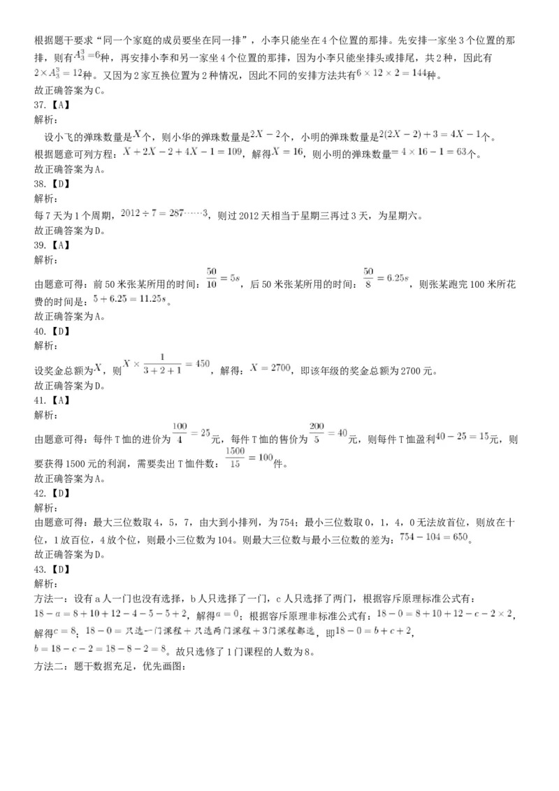 2016年4月16日四川省雅安市事业单位考试《职业能力倾向测试》精选题（网友回忆版）_26事业职测+综合_闲鱼2026事业单位职测+综合_职测+综合真题合集ABCDE_A类-综合管理_四川