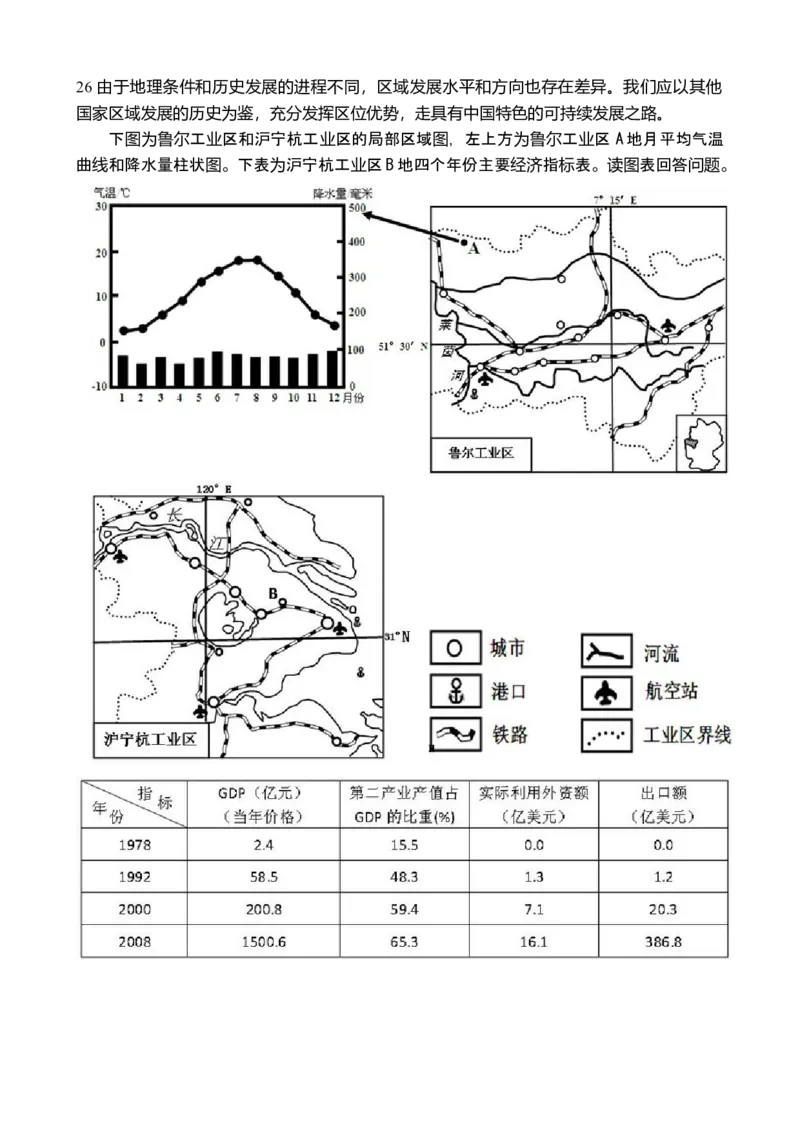 2010年高考真题地理（山东卷）（解析版）_全国卷+地方卷_8.地理_1.地理高考真题试卷_2008-2020年_地方卷_山东高考地理08-21_山东高考地理_A4版