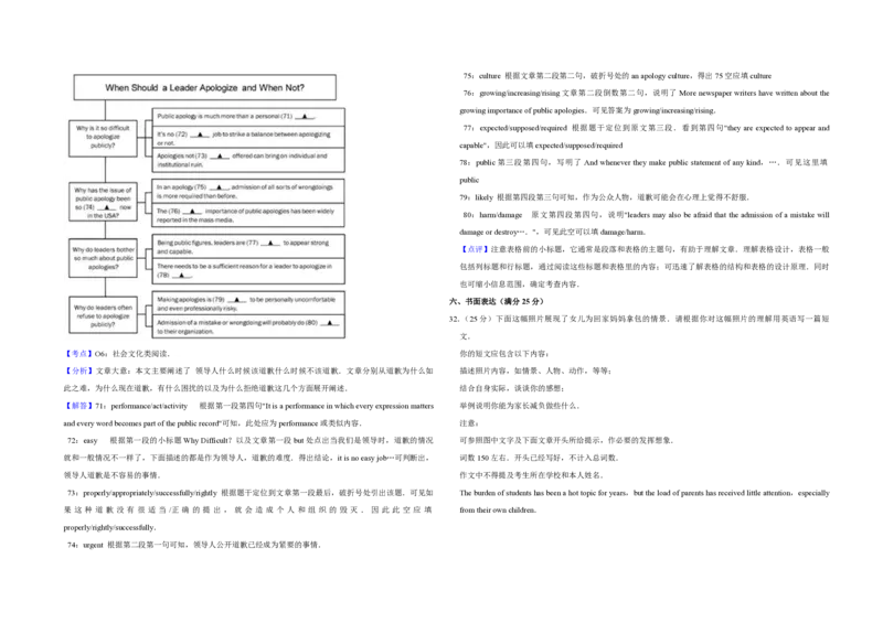 2011年江苏省高考英语试卷解析版_全国卷+地方卷_3.英语_1.英语高考真题试卷_2008-2020年_地方卷_江苏高考英语（题08-21，听力17-21）_A3word版_PDF版（赠送）