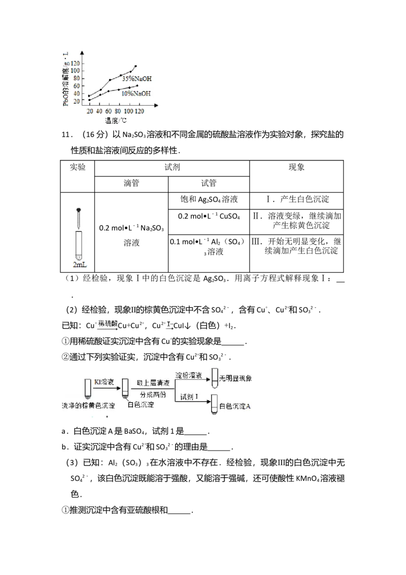 2016年北京市高考化学试卷（解析版）_全国卷+地方卷_5.化学_1.化学高考真题试卷_2008-2020年_地方卷_北京高考化学2008-2020_A4word版