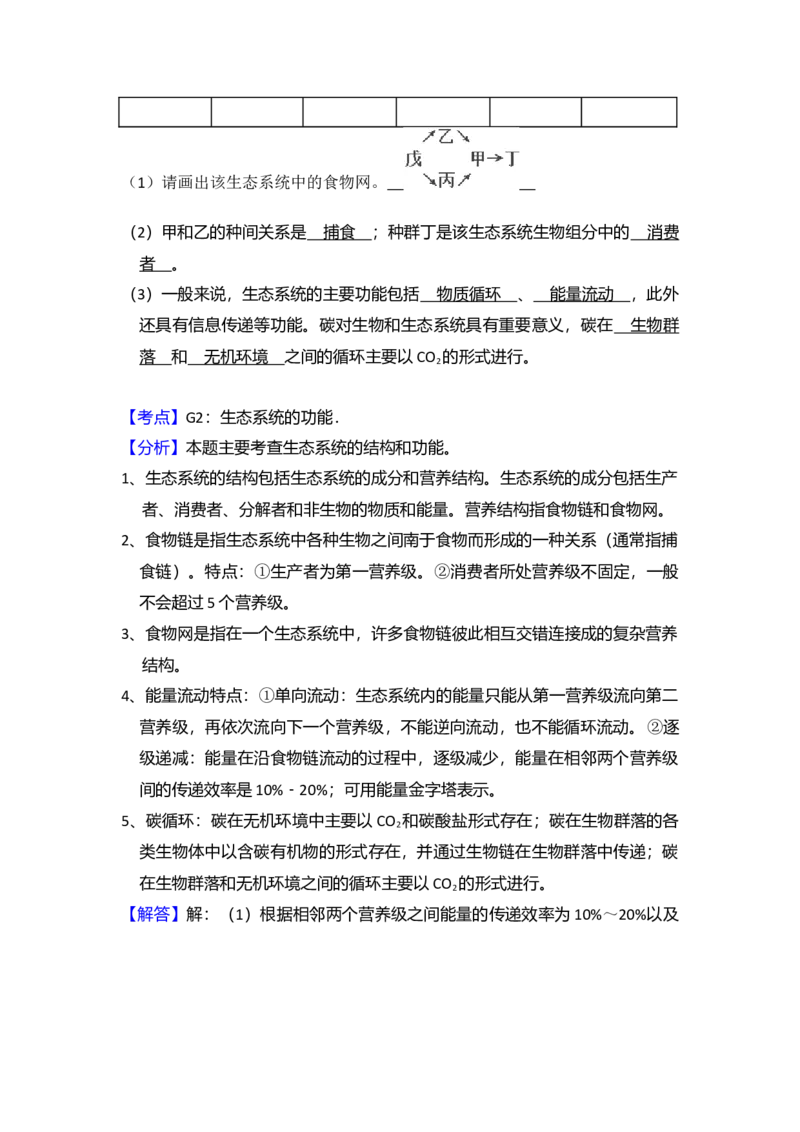 2014年全国统一高考生物试卷（新课标Ⅱ）（解析版）_全国卷+地方卷_6.生物_1.生物高考真题试卷_2008-2020年_全国卷_全国统一高考生物（新课标ⅱ）08-21_A4word版