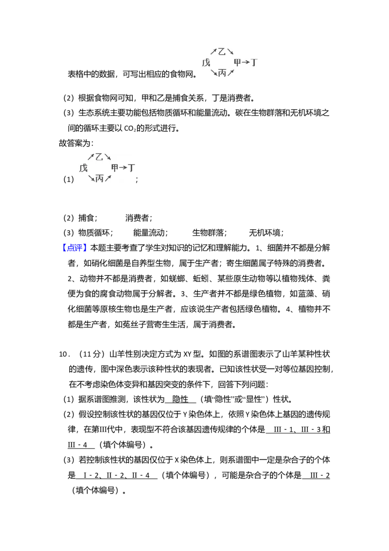 2014年全国统一高考生物试卷（新课标Ⅱ）（解析版）_全国卷+地方卷_6.生物_1.生物高考真题试卷_2008-2020年_全国卷_全国统一高考生物（新课标ⅱ）08-21_A4word版