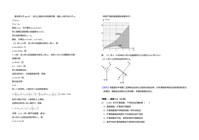 2015年全国统一高考物理试卷（新课标Ⅱ）（解析版）_全国卷+地方卷_4.物理_1.物理高考真题试卷_2008-2020年_全国卷物理_全国统一高考物理（新课标ⅱ）08-21_A3word版