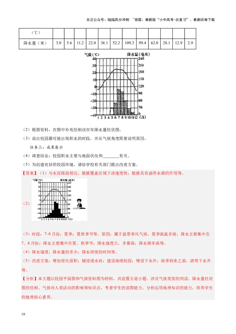 专题05天气与气候（解析版）_02中考总复习（2026版更新中）_09-地理-中考总复习_2024年中考复习资料_专项复习资料_完三年（2021-2023）中考地理真题分项汇编（全国通用）_解析版