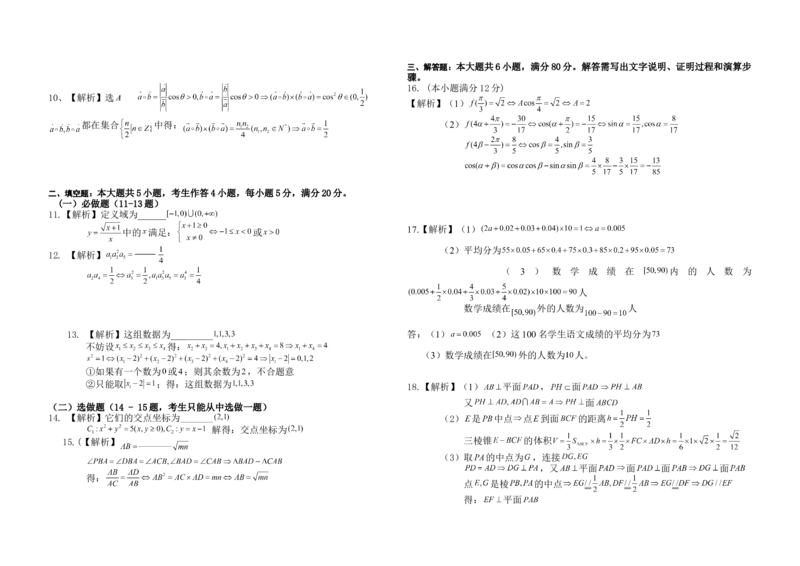 2012年广东高考（文科）数学试题及答案_全国卷+地方卷_2.数学_1.数学高考真题试卷_2008-2020年_地方卷_广东高科数学（理+文）08-22_A3Word版