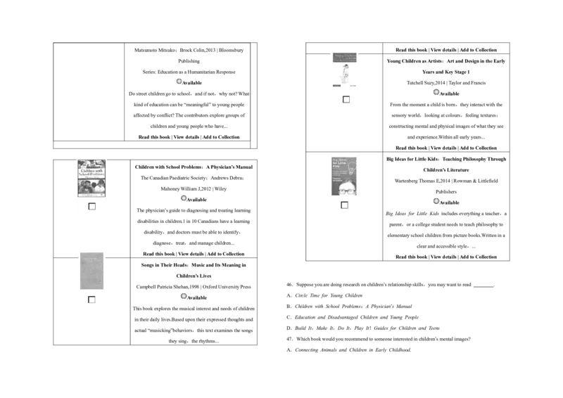 2016年浙江省高考英语6月（原卷版）_全国卷+地方卷_3.英语_1.英语高考真题试卷_2008-2020年_地方卷_浙江高考英语（题08-21，听力17-19）_A3word版