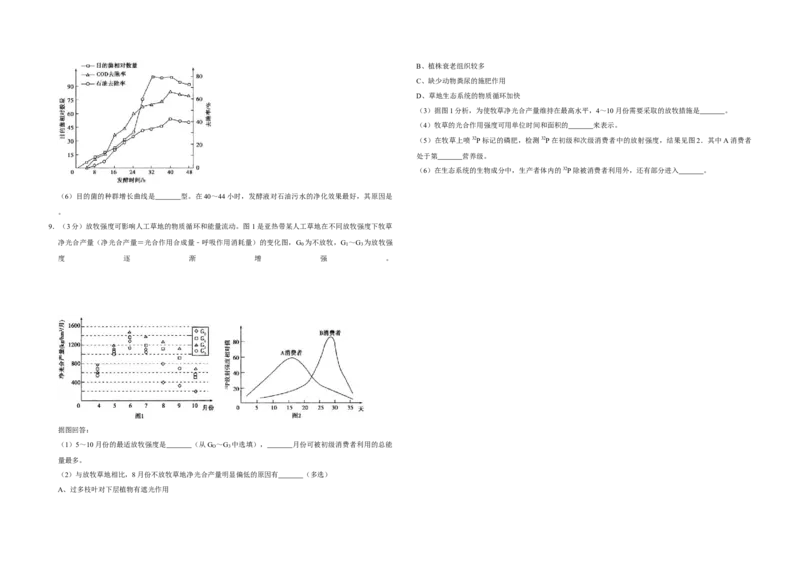 2011年天津市高考生物试卷_全国卷+地方卷_6.生物_1.生物高考真题试卷_2008-2020年_地方卷_天津高考生物07-21_A3word版