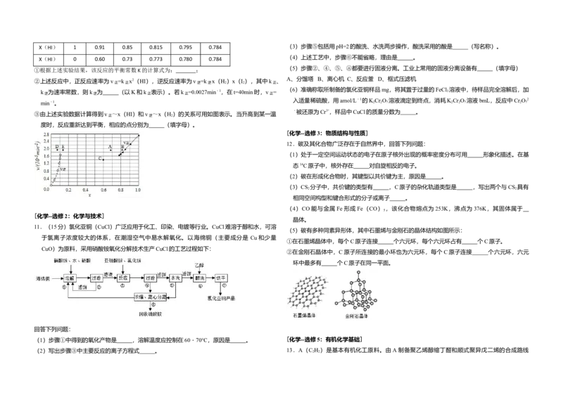 2015年全国统一高考化学试卷（新课标Ⅰ）（解析版）_全国卷+地方卷_5.化学_1.化学高考真题试卷_2008-2020年_全国卷_全国统一高考化学（新课标ⅰ）2008-2021_A3word版