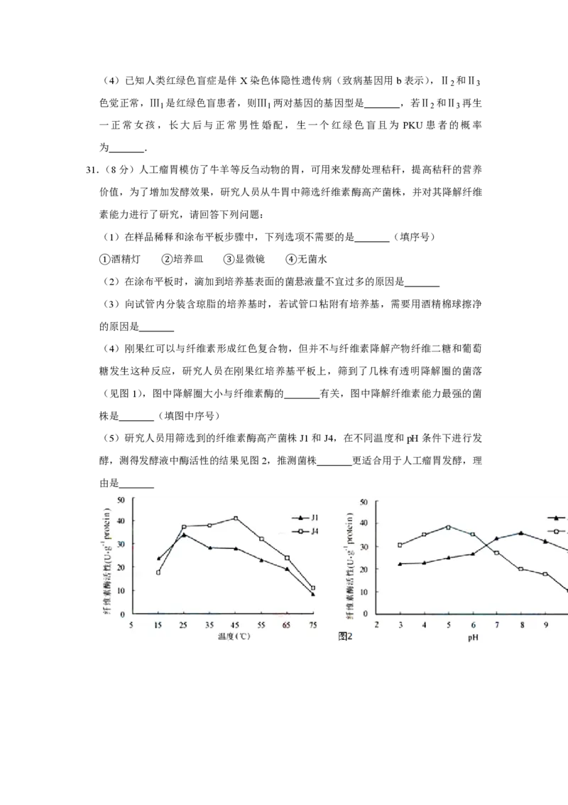 2015年江苏省高考生物试卷_全国卷+地方卷_6.生物_1.生物高考真题试卷_2008-2020年_地方卷_江苏高考生物07-20_A4word版_PDF版（赠送）