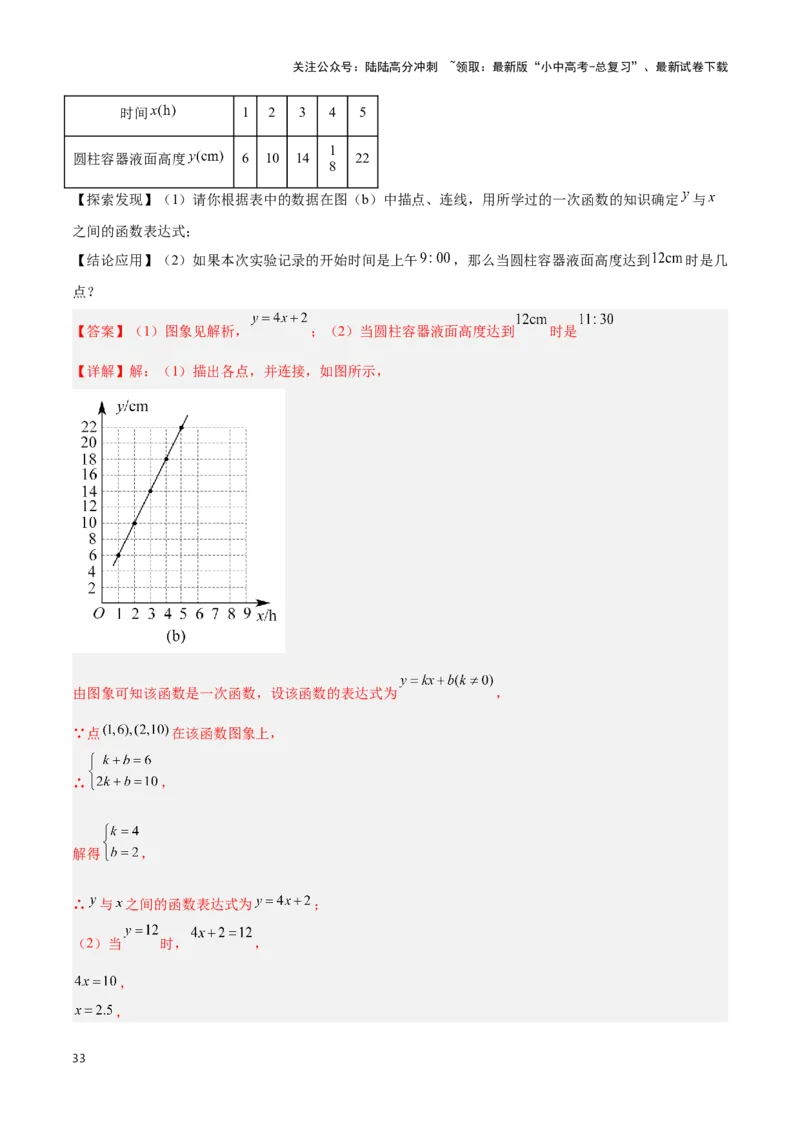 专题08新函数图象与性质探究（解析版）_02中考总复习（2026版更新中）_02-数学-中考总复习_2024年中考复习资料_二轮复习资料_完2024年中考数学解题技巧模板