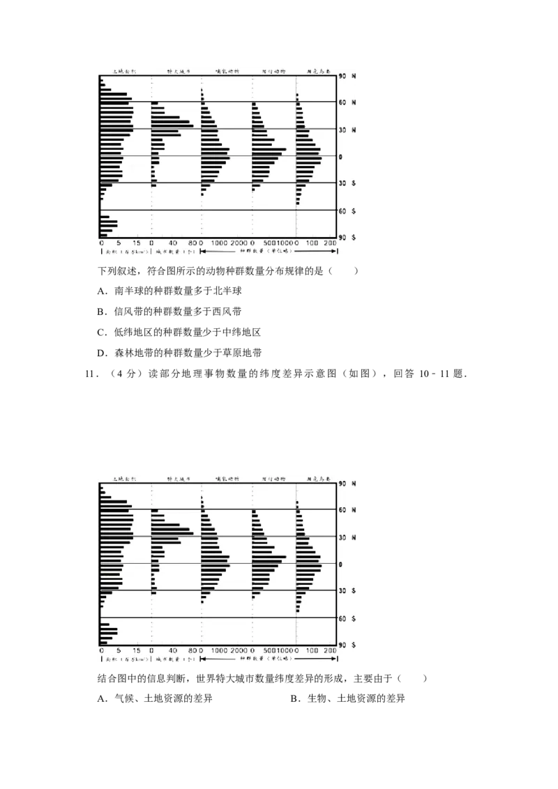 2012年天津市高考地理试卷_全国卷+地方卷_8.地理_1.地理高考真题试卷_2008-2020年_地方卷_天津高考地理08-21_A4word版