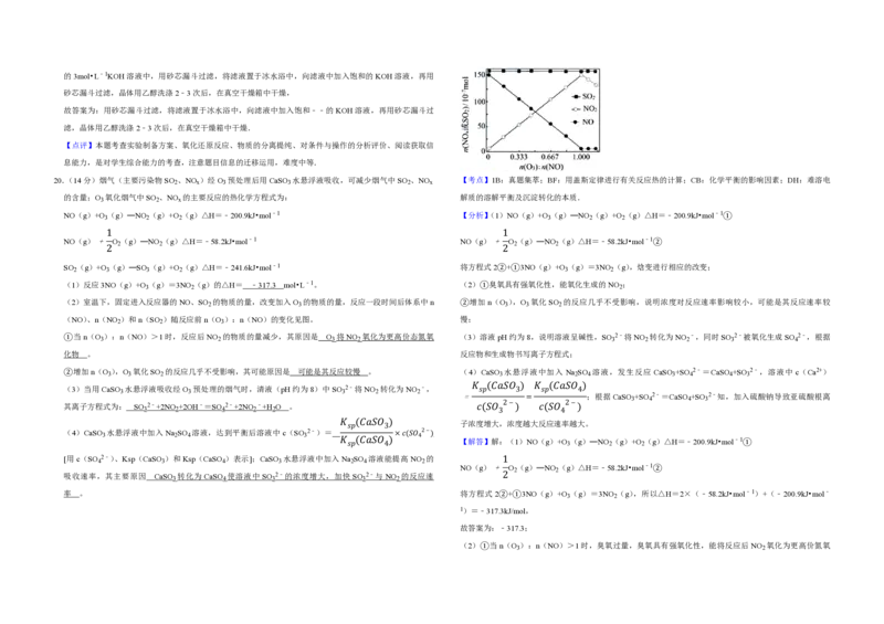 2015年江苏省高考化学试卷解析版_全国卷+地方卷_5.化学_1.化学高考真题试卷_2008-2020年_地方卷_江苏高考化学2008-2020_A3word版_PDF版（赠送）