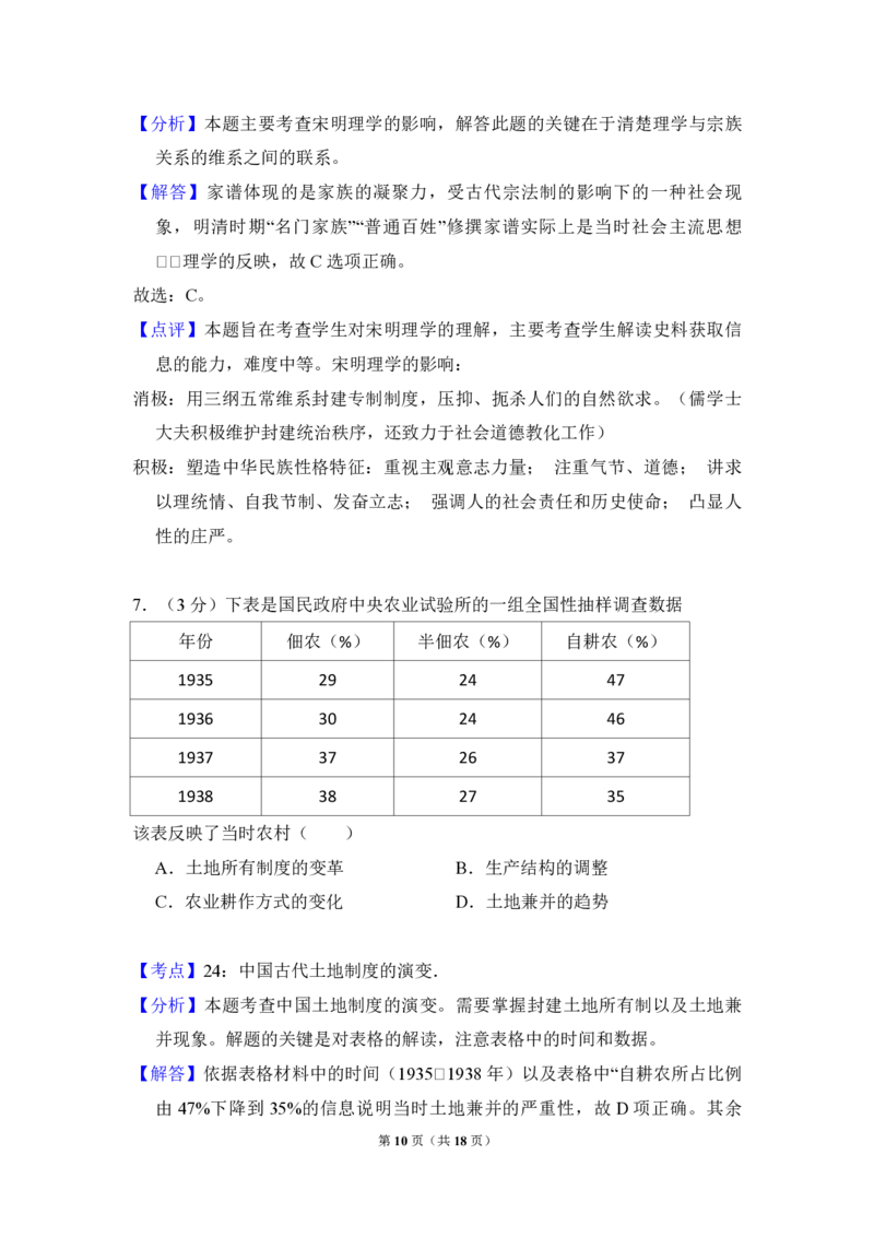 2014年全国统一高考历史试卷（全国卷）（解析版）_全国卷+地方卷_7.历史_1.历史高考真题试卷_2008-2020年_全国卷_全国统一高考历史（新课标ⅱ）08-21_A4word版_PDF版