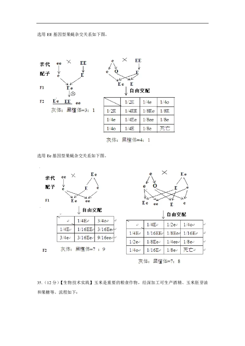 2014年高考真题生物（山东卷）（解析版）_全国卷+地方卷_6.生物_1.生物高考真题试卷_2008-2020年_地方卷_山东高考生物08-21_山东高考生物_A4版_pdf版