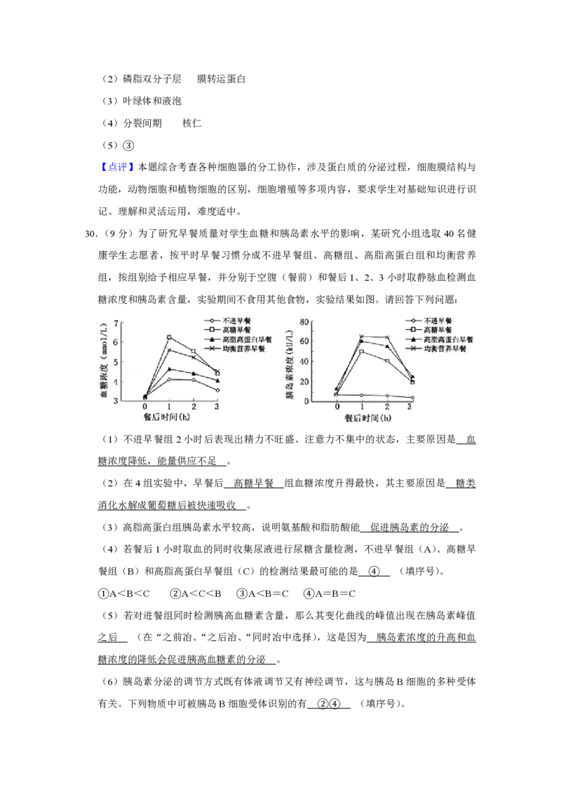 2013年江苏省高考生物试卷解析版_全国卷+地方卷_6.生物_1.生物高考真题试卷_2008-2020年_地方卷_江苏高考生物07-20_A4word版_PDF版（赠送）