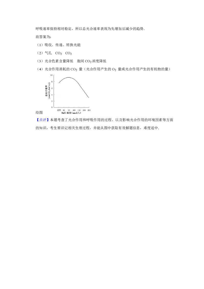 2013年江苏省高考生物试卷解析版_全国卷+地方卷_6.生物_1.生物高考真题试卷_2008-2020年_地方卷_江苏高考生物07-20_A4word版_PDF版（赠送）