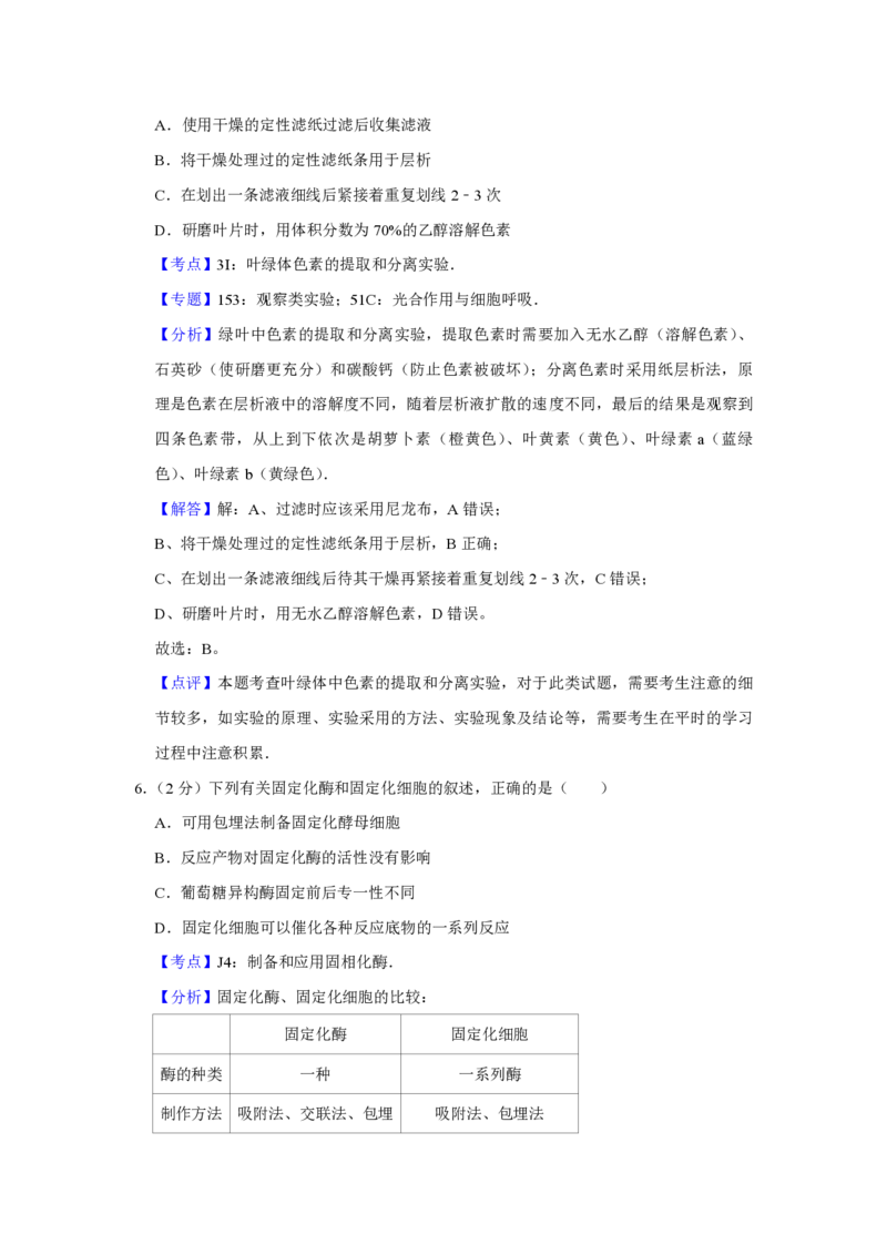 2013年江苏省高考生物试卷解析版_全国卷+地方卷_6.生物_1.生物高考真题试卷_2008-2020年_地方卷_江苏高考生物07-20_A4word版_PDF版（赠送）