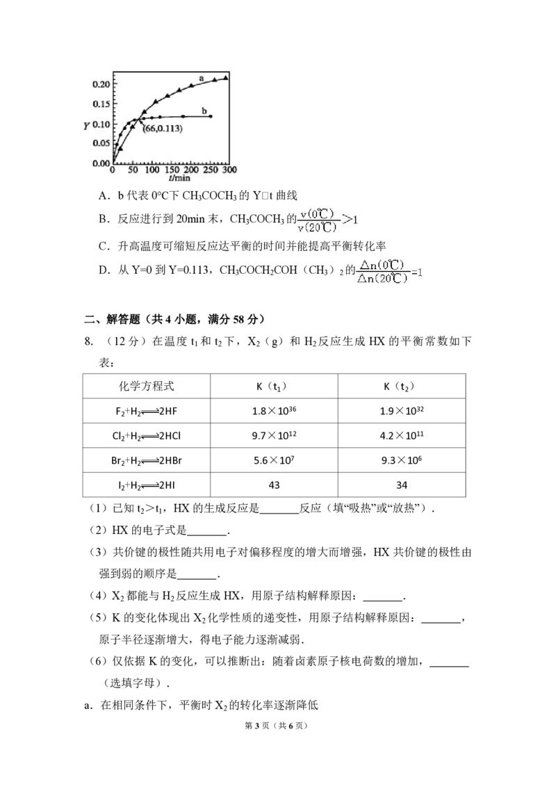 2011年北京市高考化学试卷（原卷版）_全国卷+地方卷_5.化学_1.化学高考真题试卷_2008-2020年_地方卷_北京高考化学2008-2020_A4word版_PDF版（赠送）