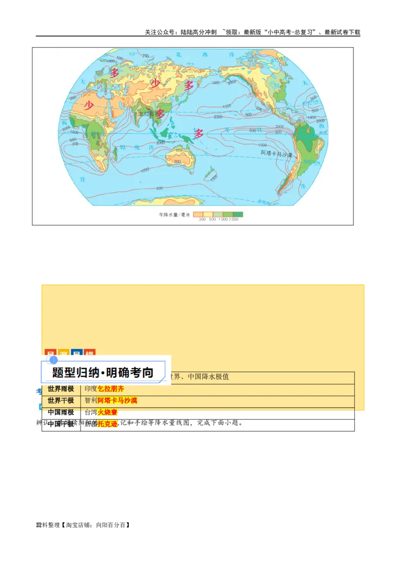 专题05天气与气候（讲义）（解析版）_02中考总复习（2026版更新中）_09-地理-中考总复习_2024年中考复习资料_一轮复习_❤2024年中考地理一轮复习讲练测（全国通用）_配套讲义