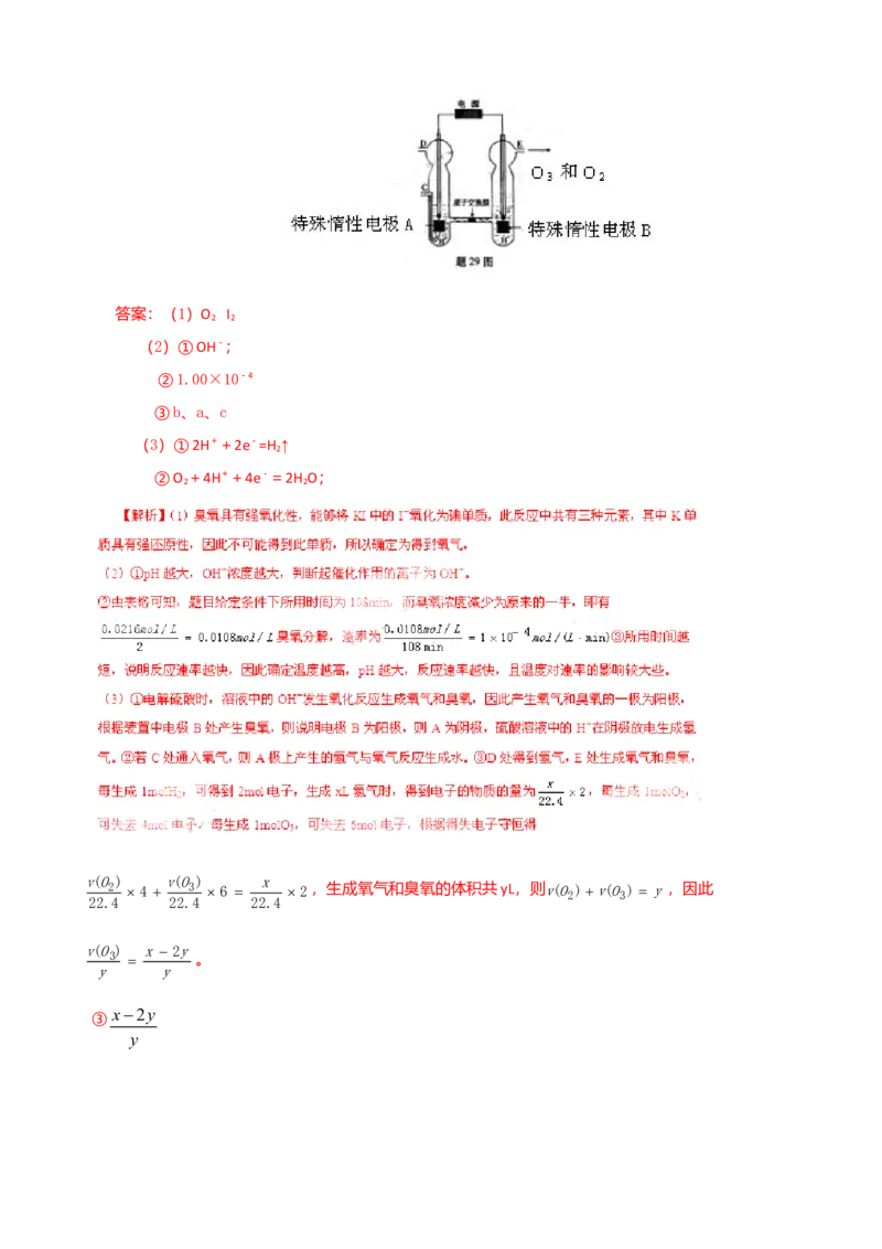 2011年高考重庆市化学卷真题及答案_全国卷+地方卷_5.化学_1.化学高考真题试卷_2008-2020年_地方卷_重庆高考化学2008-2020