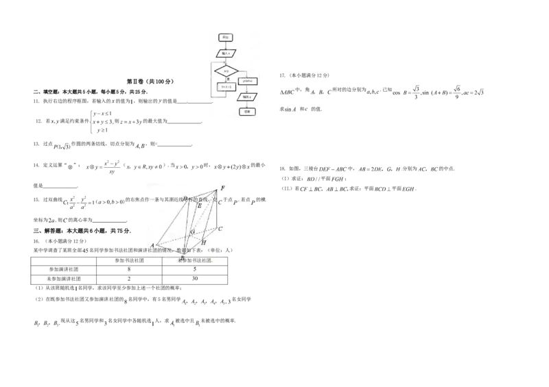 2015年高考真题数学文（山东卷）（解析版）_全国卷+地方卷_2.数学_1.数学高考真题试卷_2008-2020年_地方卷_山东高考数学08-22_A3版