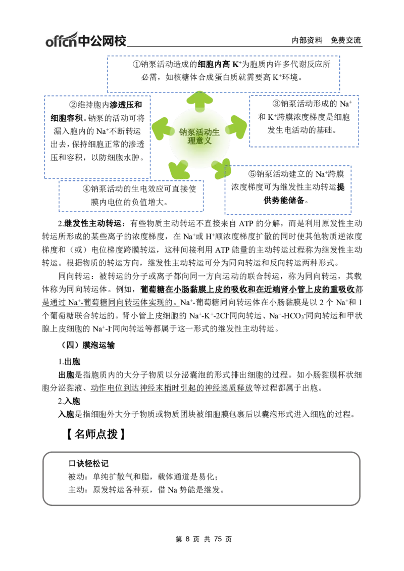 2-专项讲解班-《生理学》-学员版_26事业职测+综合_闲鱼2026事业单位职测+综合_2.综应或写作等_00ABCDE类综应笔记_05综应e类笔记_2.医学基础讲义题目